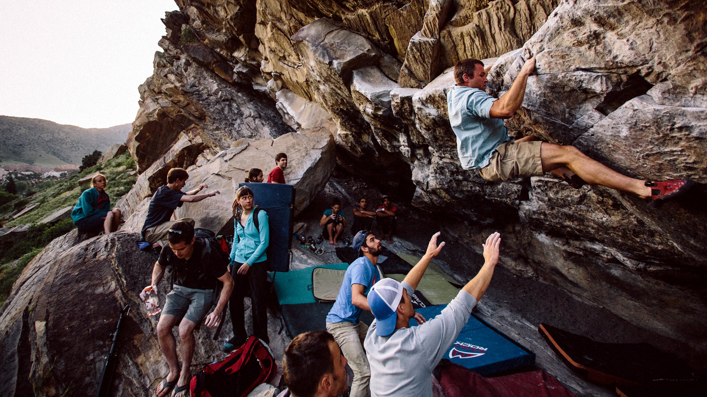 Bouldering Colorado Gociety Socially Adventurous climbing