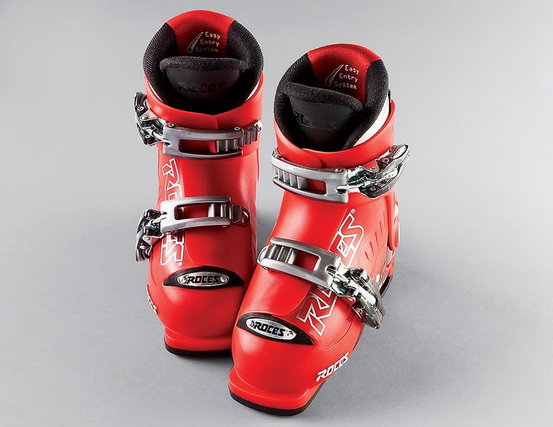 Roces's adjustable IDEA ski boots.