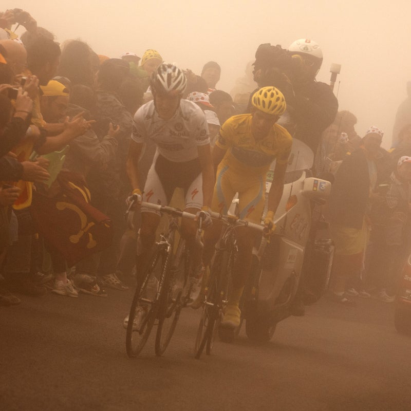 On the fog-ridden Tourmalet climb, Andy Schleck and Alberto Contador forged their epic rivalry during the 2009 Tour. The riders finished on the legendary Tourmalet Pass not once, but twice.