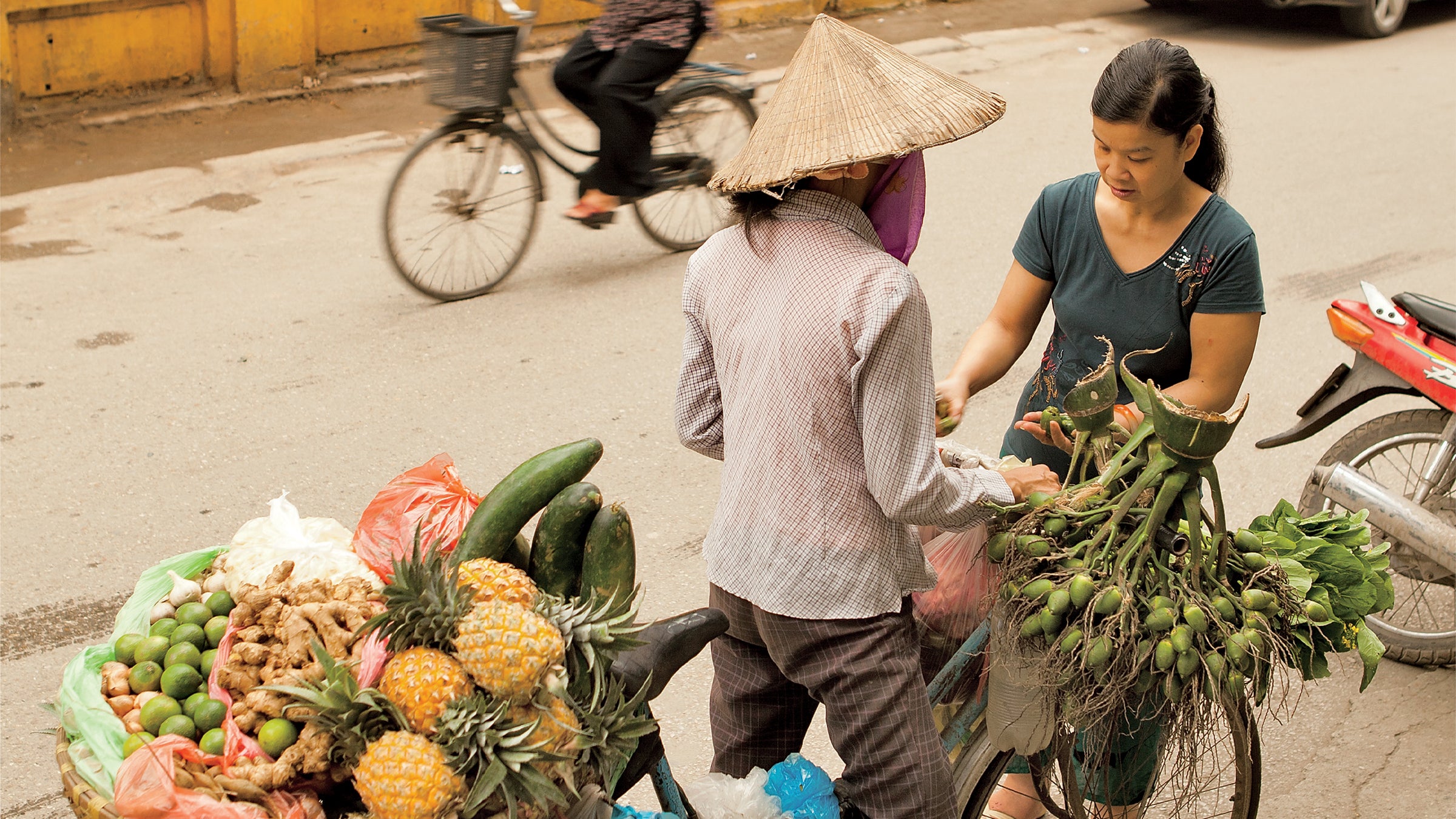 Lunch in Hanoi.