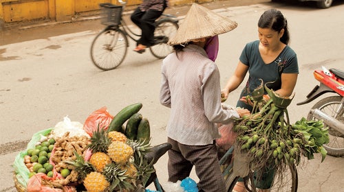 Lunch in Hanoi.