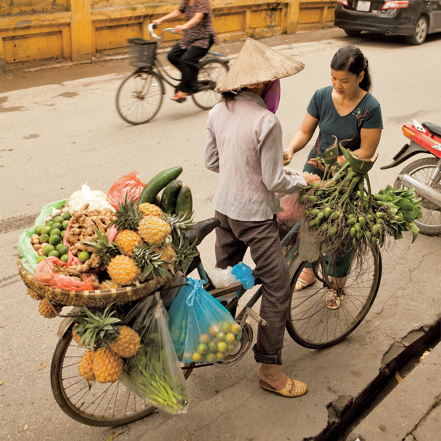 Lunch in Hanoi.