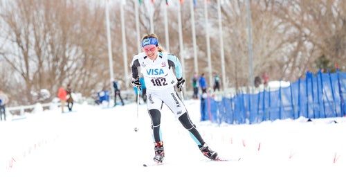Olympic cross-country skier Caitlin Gregg advises against buying used gear that's more than 10 years old.