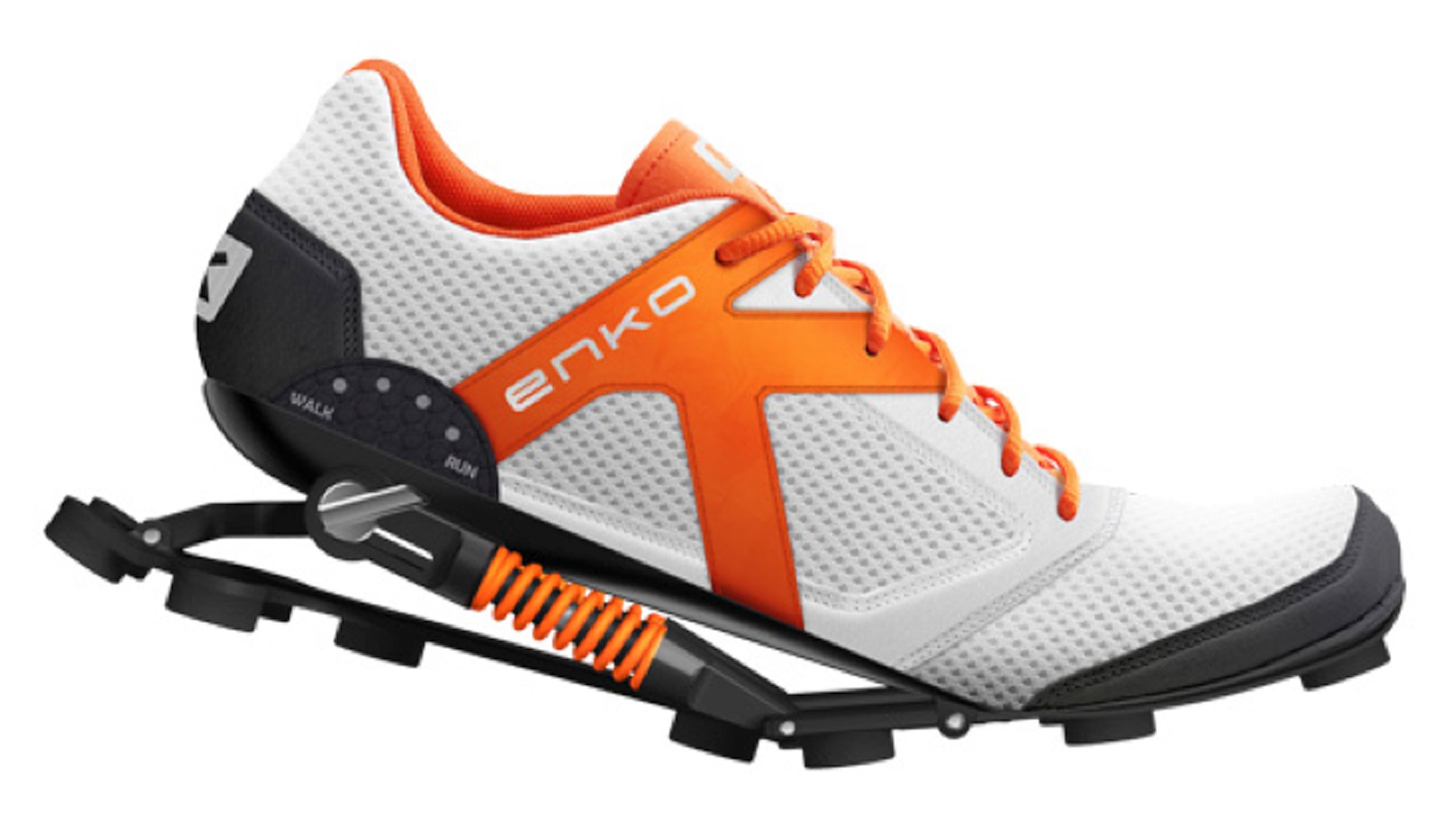 Spring loaded discount athletic shoes