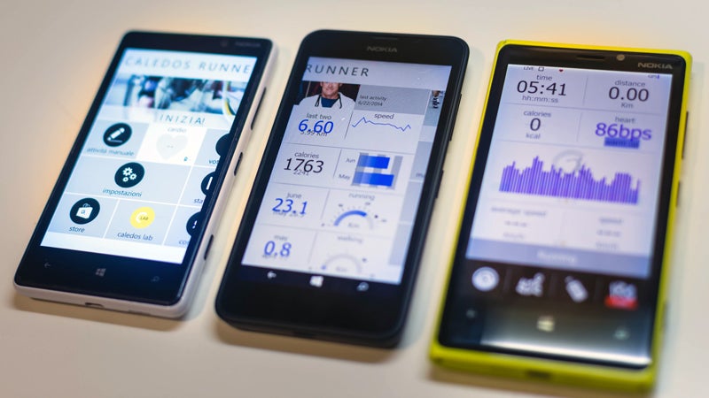 Fast Company Lumia 630 Nokia RunKeeper app caledos cellular fitness interval training lumia 820 lumia 920 mobile runner runtastic tracking white windows phone yellow