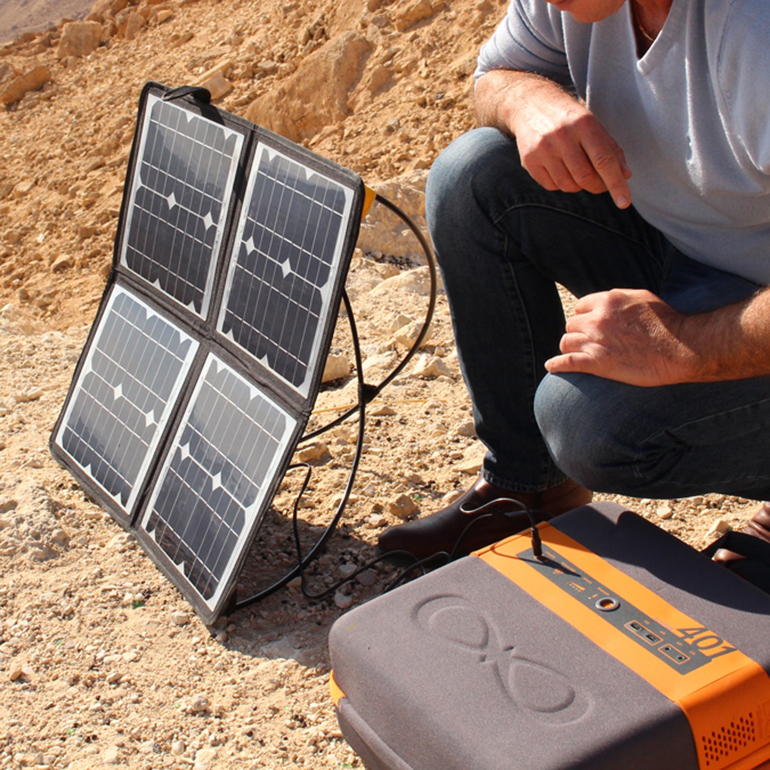 Portable solar discount panels for hiking