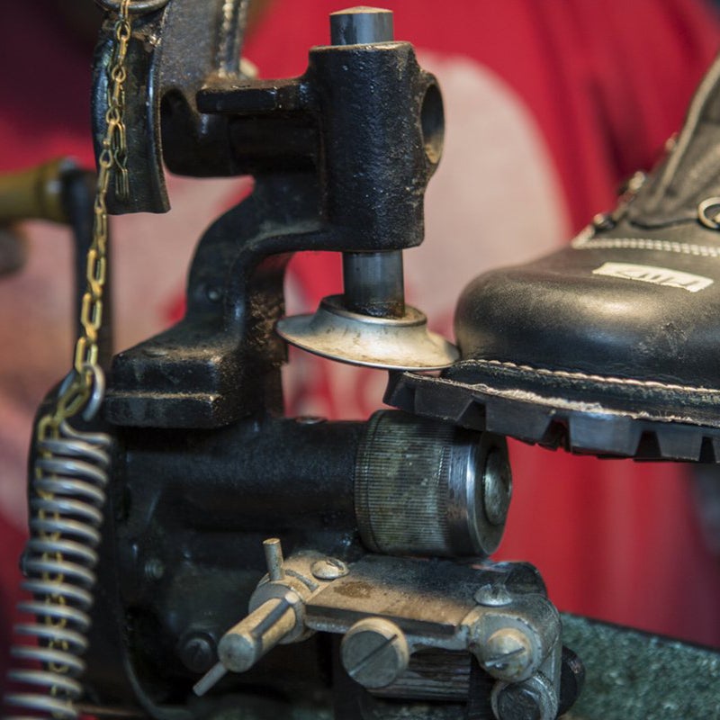 Boots Produced Per Year: 200 to 225 
“I’m a fifth-generation boot maker, and I don’t think any of the men in my family were ever talked into the job,” says Pete Limmer, who joined the family shoe business right out of high school in the 1970s. 
Today, Limmer makes custom boots in batches, completing the equivalent of two-thirds of a boot in a day. Every part of the shoe is made by hand, and each product is tailored to the wearer’s foot shape and design preferences. Despite the $700 price tag per pair, Limmer has an 18-month backlog of orders. “It’s been that way for the last 40 years,” he says. 
When it comes to construction, Limmer favors Norwegian-welted soles. “Once you break in a Norwegian-welted boot, they'll retain the shape of your foot forever,” he says. He also sells boots that are 2 percent smaller than his customers’ actual foot. “The idea is that the wearer will break in the boots for the final fit." 
From $700, tarlimmerboot.com