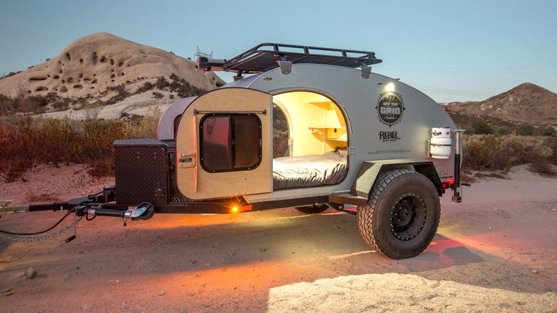 Save $20K! Rent a Rugged Teardrop Trailer.