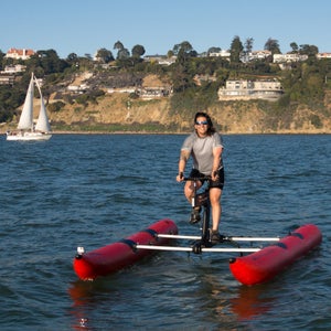 Schiller s1 water bike cycling water sports kayak island covet