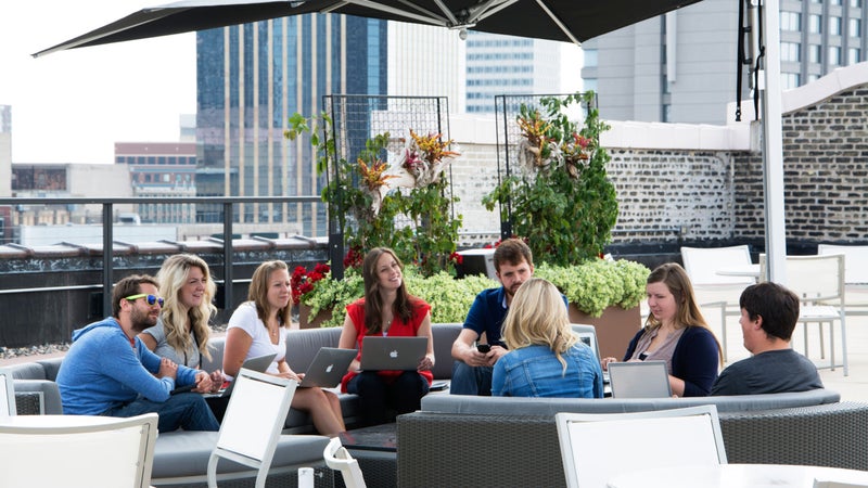 Best Places to Work outside