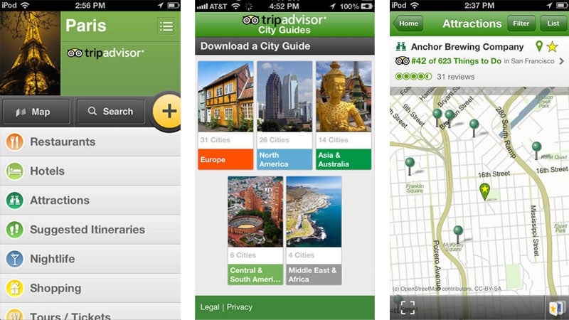 City Guides app for iOS