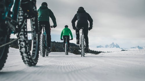 Fat biking jackson cycling guys trip