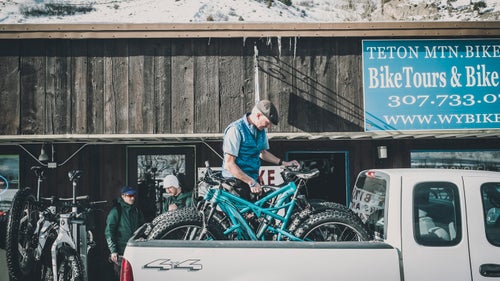 Fat biking jackson cycling guys trip