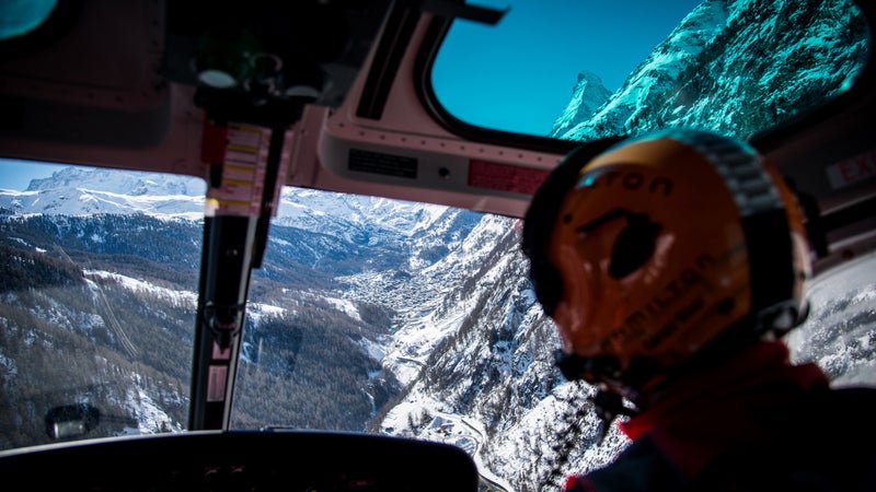 Action BIG MOUNTAIN FREERIDE CONTENT TYPE CONTEST TYPE D.CARLIER EVENT Helico PHOTOGRAPHERS SWATCH SKIERS CUP ZERMATT 2015