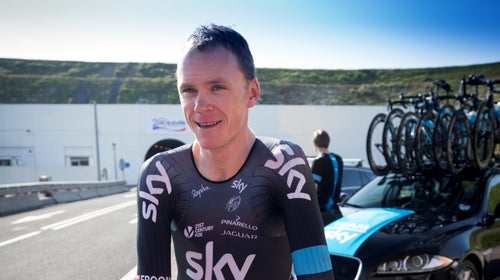 Channel Tunnel Chris Froome English Channel Eurotunnel Folkestone In© Jaguar La Manche Pinarello Sea Team Sky Tour De France Tunnel cycling photo Patrick Gosling