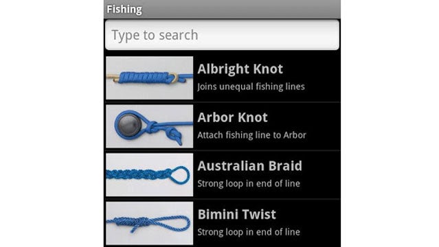 Animated Fishing Knots for Android - Download