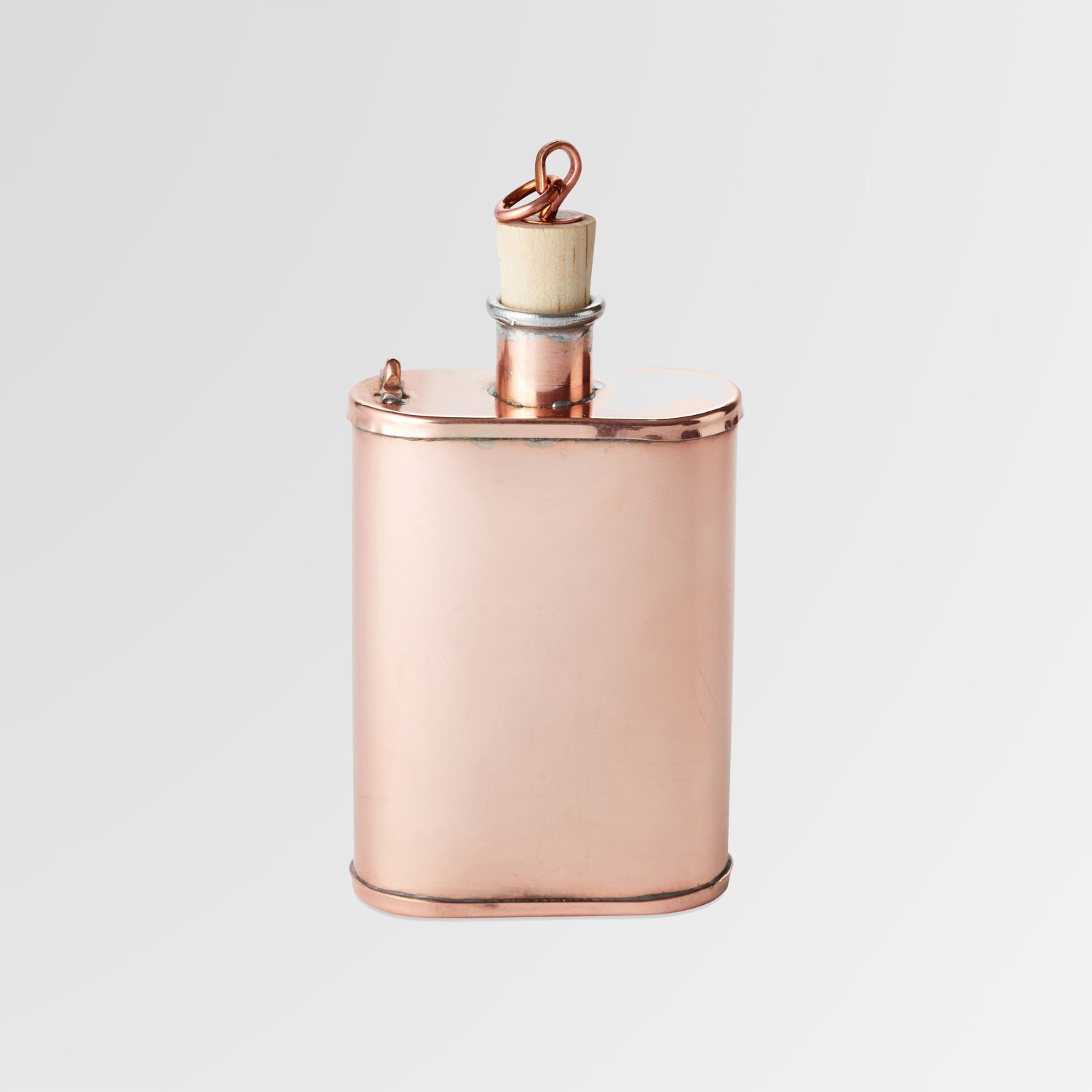 la matera northbrook copper flask handmade artisan corrosion gentleman covet