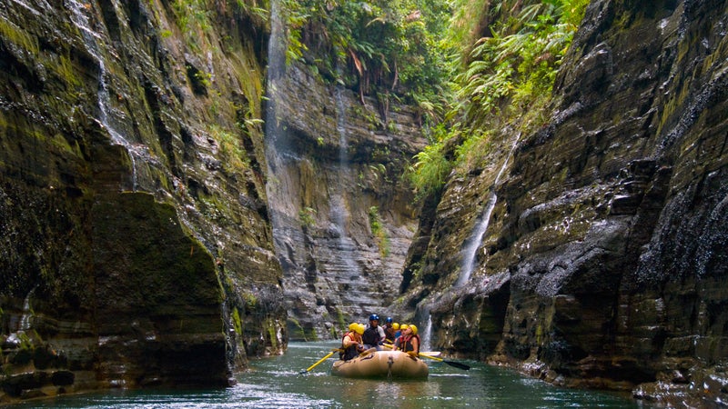 Fiji's Upper Navua River Gorge.