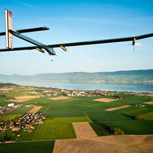 The Solar Impulse 2 will travel 21,700 miles in 25 flight days.